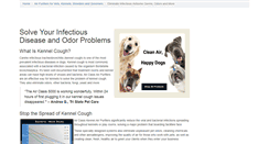 Desktop Screenshot of kennel-cough-odors.com